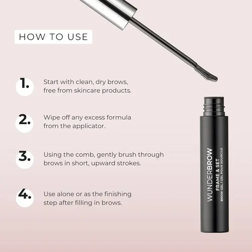 Gel Transparente Para Cejas Wunderbrow, Fijación Flexible