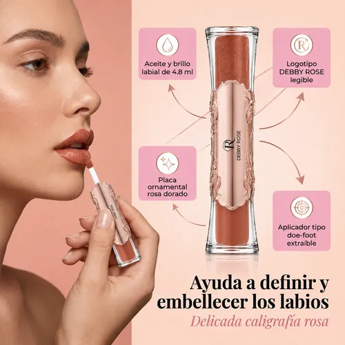 Debby Rose  Aceite Labial & Brillo Labial 4.8ml