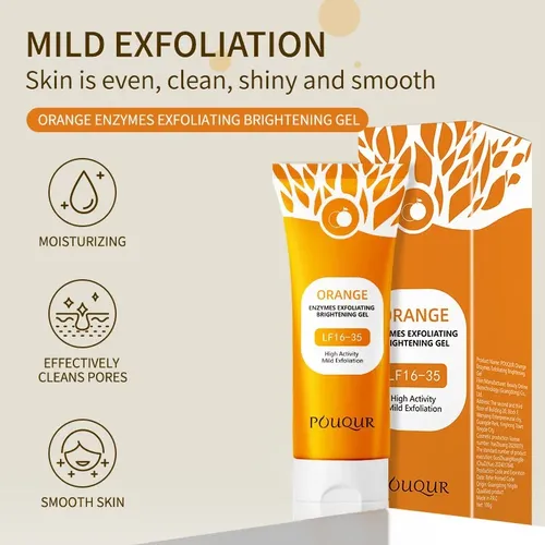 Gel Exfoliante Limpiador Facial Naranja Hombres Y Mujeres