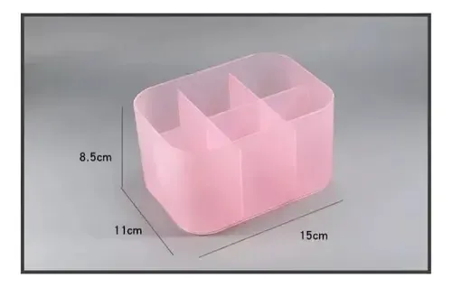 Porta Pinceles Limas Lápices Organizador 6 Divisiones Uñas
