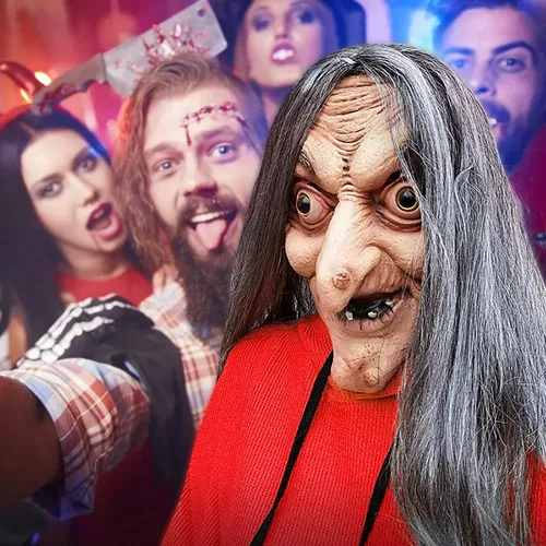 Máscara De Bruja Para Escape Room De Halloween