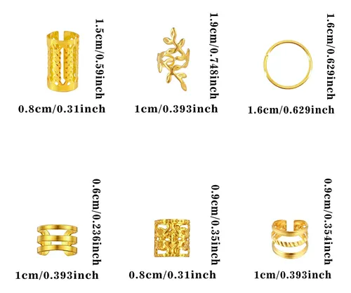 Anillos, Pinzas Y Accesorios De Oro Galvanizado, 180 Piezas