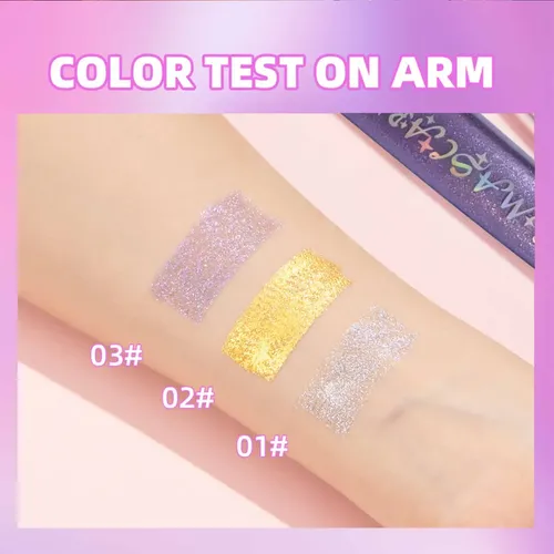Negro Ojo Brillante De 3 Colores, Resistente Al Agua Y Efici