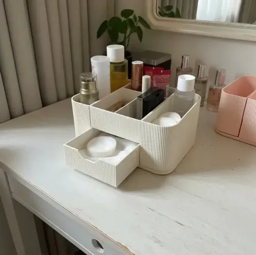 Organizador Maquillaje Modular Porta Cosméticos Blanco
