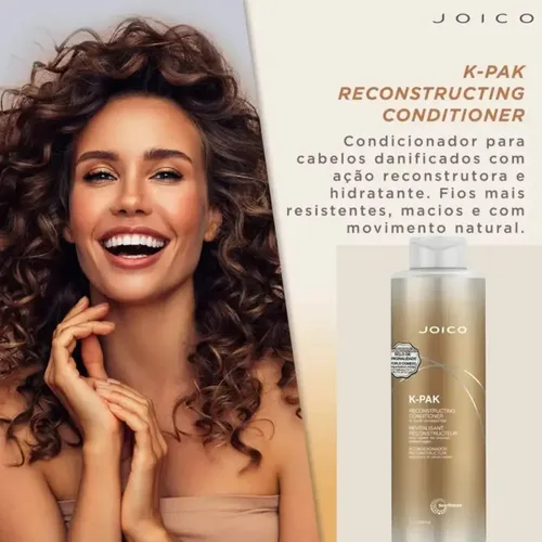 Joico K-pak Reconstrutror Condicionador Dourado 1 L Com Selo