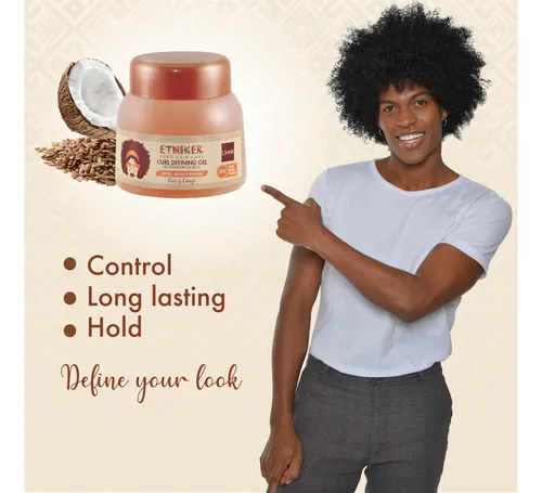 Gel Definidor De Rizos Etniker Para Cabello Rizado Y Ondulad