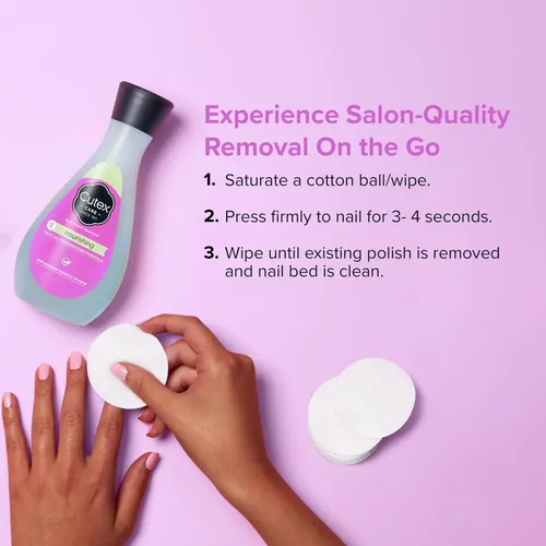 Cutex Removedor De Esmalte De Uñas Nutritivo, Deja