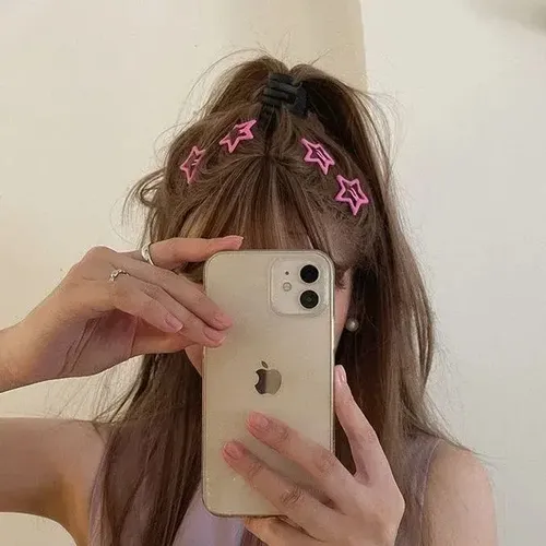 A 100 Broche Pasador Estrella For El Cabello Pinzas .