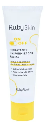 Creme Hidratante Facial On+off Ruby Rose Skin 50g Tipo de pele Normal