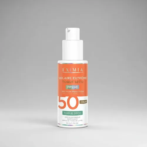 Pack 2 Eximia Solaire Extreme Fps50 Toque Seco Color Facial