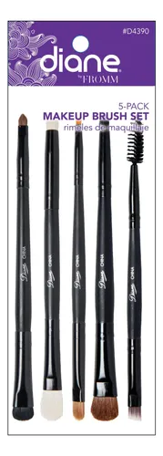 Set De Brochas De Maquillaje Diane D4390 De Doble Cara Para