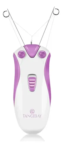 Depiladora Facial Eléctrica Inalámbrica De Algodón Morado Ro