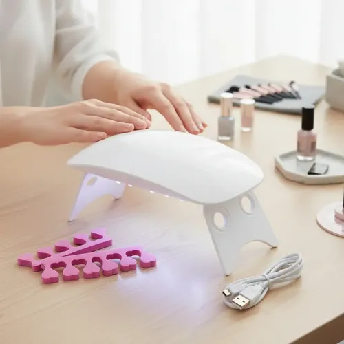 Cabina Para Uñas Dehuka Led/uv Mini, Compacta Y Portátil, Secado Rápido