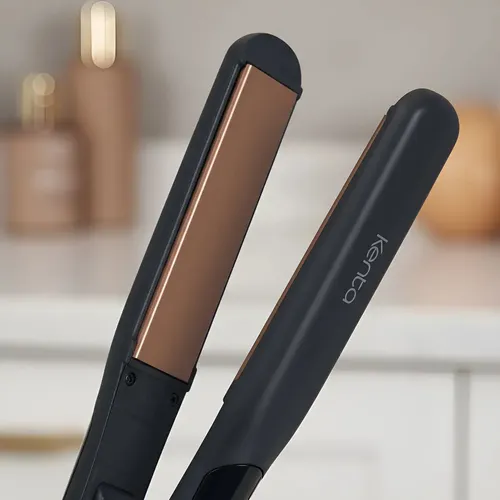 Planchita De Pelo Cerámica Turmalina Kenta Ktb80 Negro