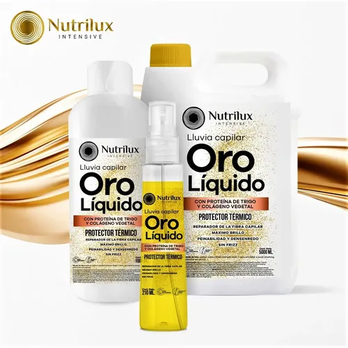 Lluvia Capilar Oro Liquido Portector Termico Mayoristas
