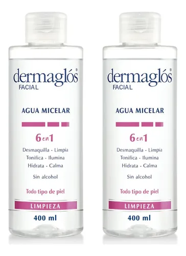 Pack Agua Micelar Dermaglós 400 Ml