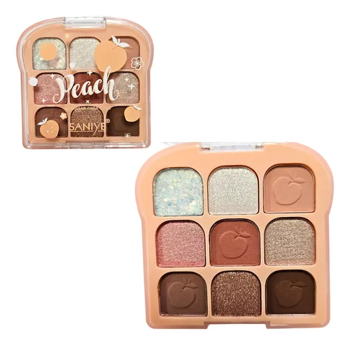Paleta Sombras Saniye 9 Tonos Alta Pigmentación Moda