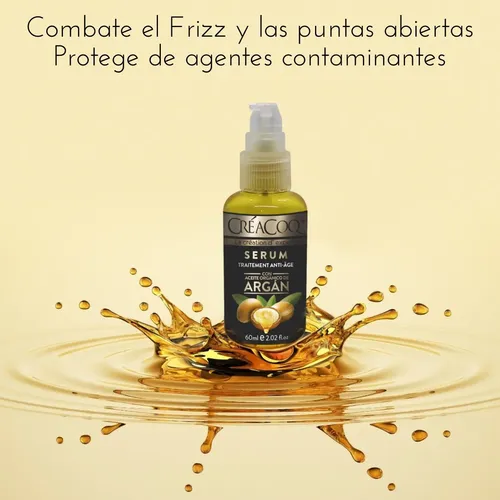 Serum Capilar Argan Oil C/aceite Puro Nutricion Intensa 60ml
