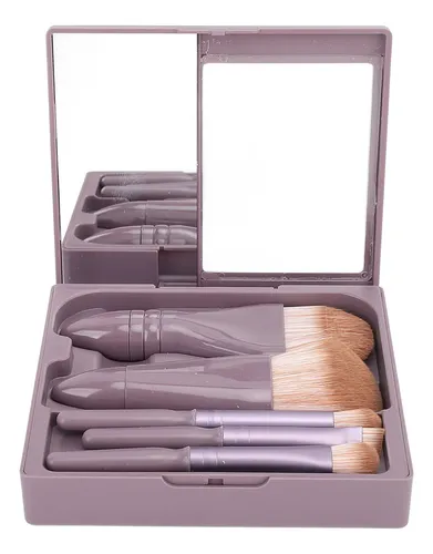 Set De Brochas Cosméticas Portátiles, 5 Piezas, Brochas De M