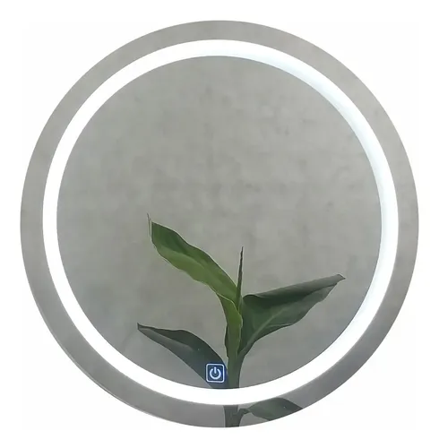 Espejo Redondo Lumens 80 Cm Led Luz Regulable Touch