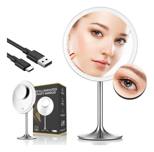 Espejo De Maquillaje Miusco 9  Vanity Con Luces Y Aumentos 5