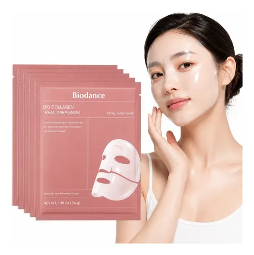 Mascarilla Biodance Bio Collagen Real Deep Mask Pack X5 34g