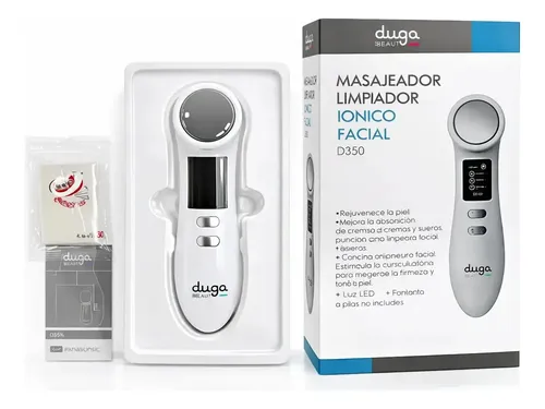Duga Masajeador Limpiador Ionico Facial D350