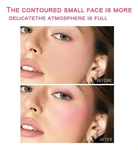 3 Piezas De Lápiz Labial Y Maquillaje Natural R Para Rubor D