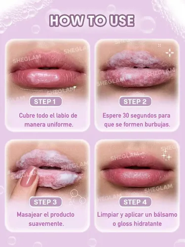 Sheglam Gel Exfoliante Labial Bubble Buff
