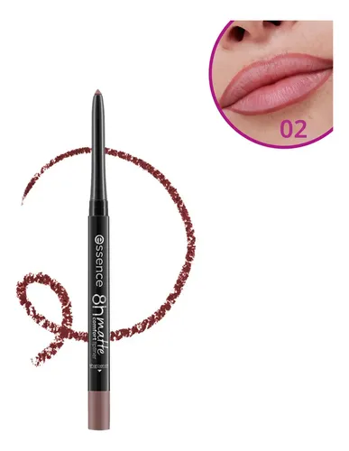 Lápiz labial Essence 8h Matte Comfort 02 Silky Hazelnut 0