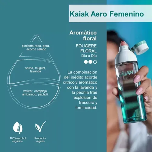 Natura Kaiak Aero Perfume Femenino 100 Ml