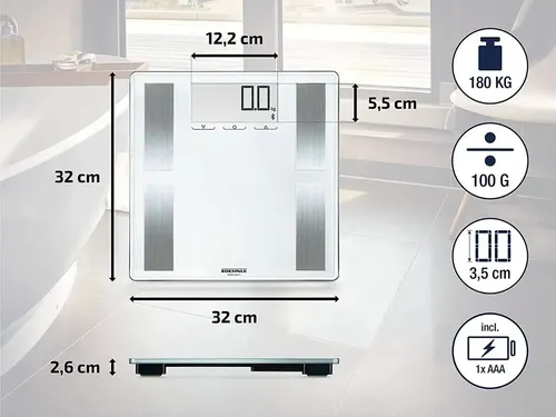 Balanza Digital Soehnle Style Sense 200 Vidrio Bioimpedancia
