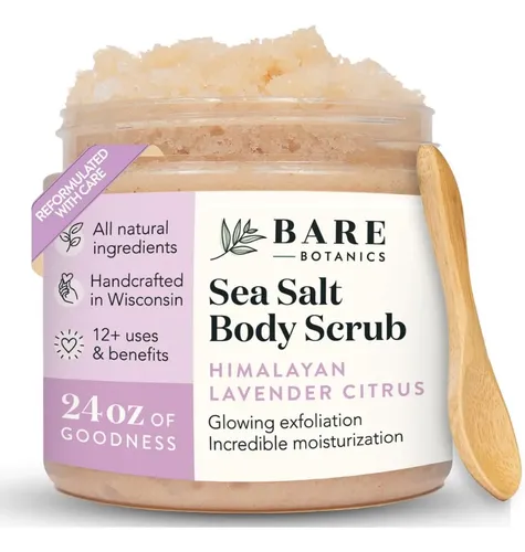 Exfoliante Corporal Bare Botanics Sal Himalaya 710ml
