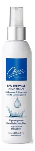 Agua Termal Arex Hidratante Rostro Piel Sensible Mentolada 200ml