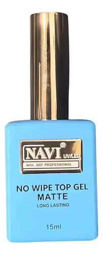 Top Coat Matte Navi 15ml Uv/led Efecto Mate Profesional