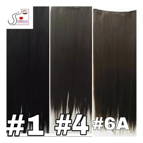 Extensiones Cortinas De Pelo Premium Simil Natural Opacas