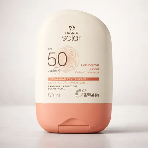 Protector Solar Facial Natura Fps 50 Piel Normal A Seca 50ml