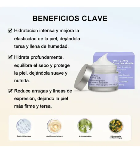 6pc Weud Facial Antiacne Tópico Lluminador,limpieza,repara