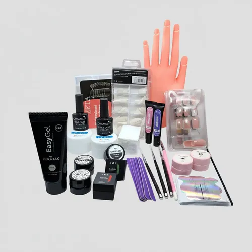 Kit  Hacer Uñas En Gel Uv Led + Mano Practica