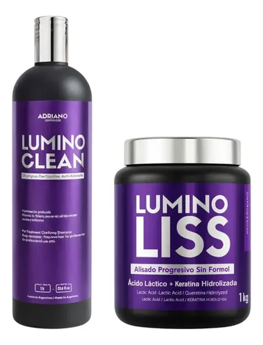 Alisado Lumino Liss Sin Formol / Shampoo Pre Técnico 1000 Ml
