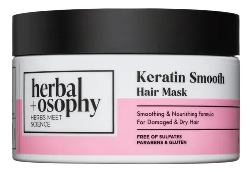 Mascarilla Capilar Herbalosophy Keratin Smooth 250 Ml Vegana