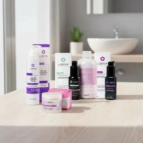 Kit Combo Rutina Piel Grasa Niacinamida Retinol Libra