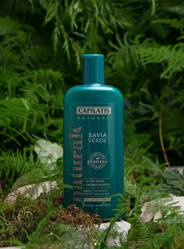 Capilatis Savia Verde X 420ml – Sin Enjuague Aloe Y Enzimas