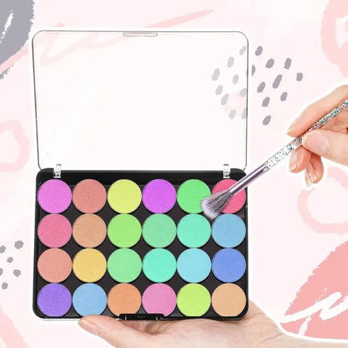 Paleta Magnética Vacía 10 Piezas Con Tapa Translúcida