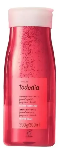 Jabón Liquido Tododia Natura Frutos Rojos