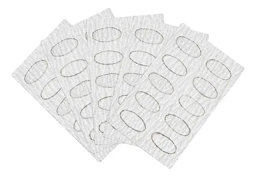 50 Unidades De Papel De Lija Autoadhesivo Para Clavos, Lima