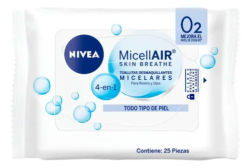 Desmaquillante Toallitas Nivea Micellair 4 En 1