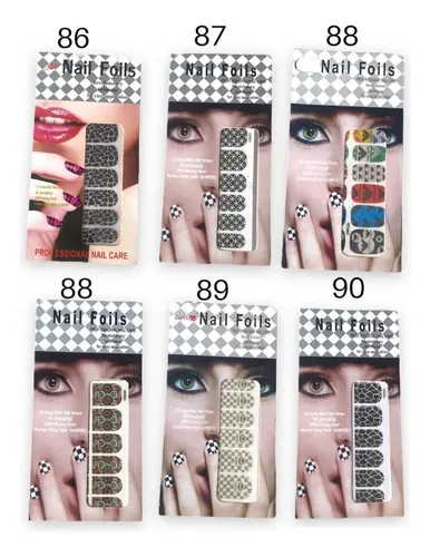 Stickers De Esmalte Adhesivos Para Uñas 3 Unidades