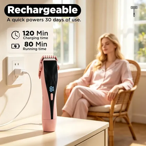 Depiladora Eléctrica 2 En 1 Mujer