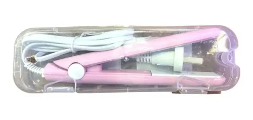 Mini Plancha de Pelo ULI SQ-1188 Cerámica Rosa Viaje 160°C